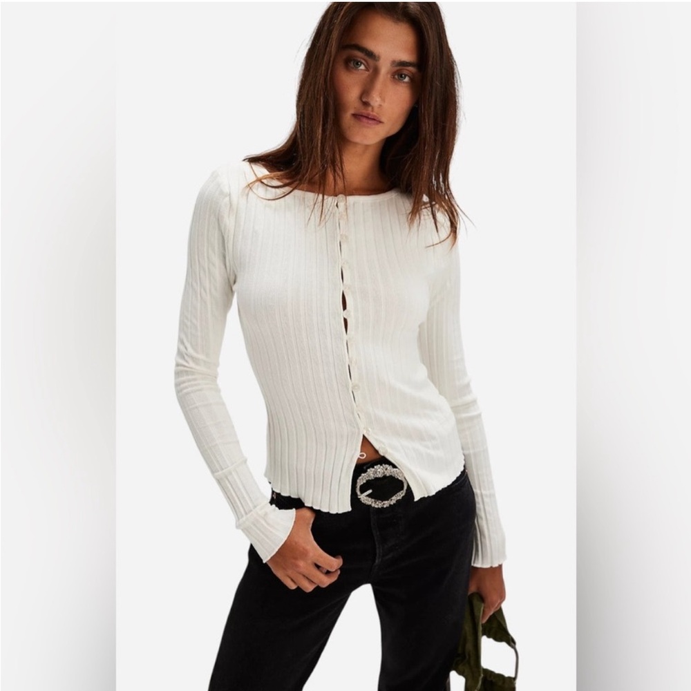 Free People Tilly Long Sleeve in Ivory